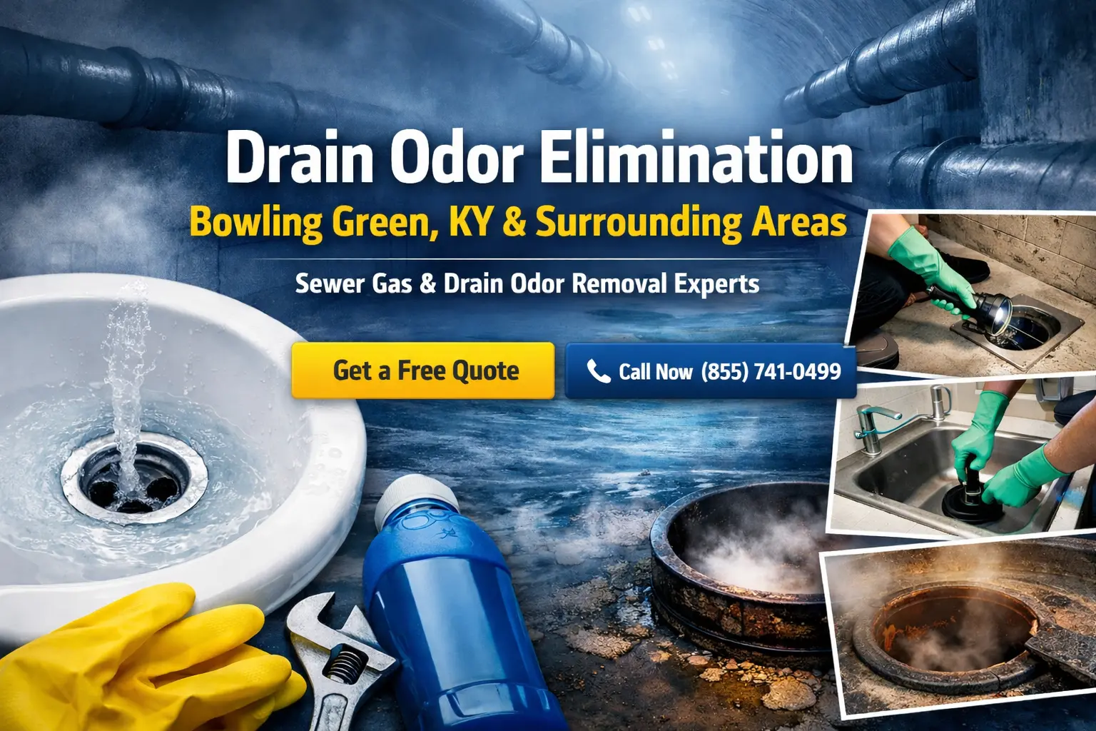 About Drain Odor Elimination Pros - drain odor elimination experts in Bowling Green